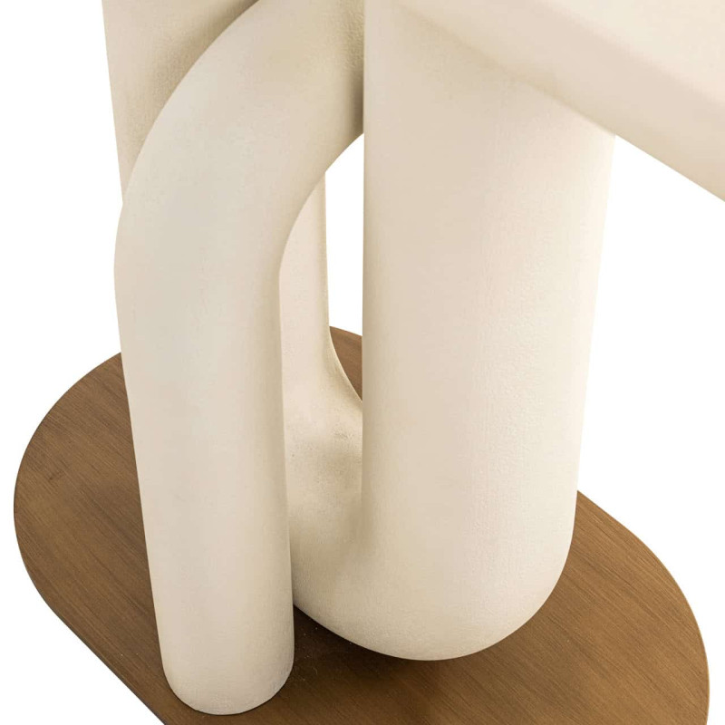 Console d’entrée design blanche 130x42x85,5 cm Winslow Richmond Interiors - 4