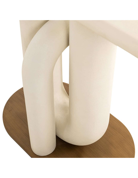 Console d’entrée design blanche 130x42x85,5 cm Winslow Richmond Interiors - 4