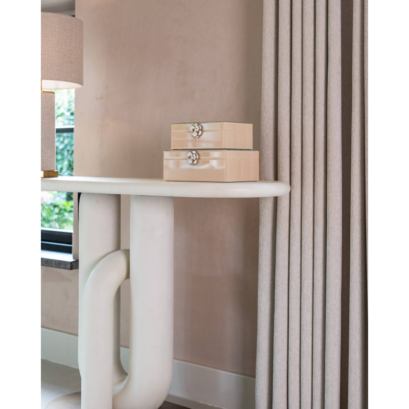 Console d’entrée design blanche 130x42x85,5 cm Winslow Richmond Interiors - 2
