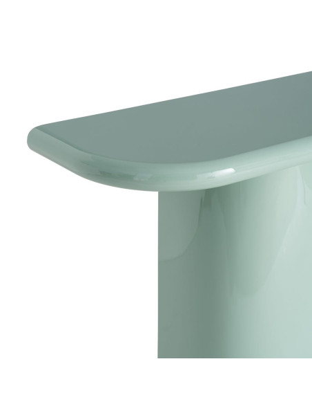 Console d’entrée verte laquée étroite 120x30x81 cm Nyvarel Ixia - 3