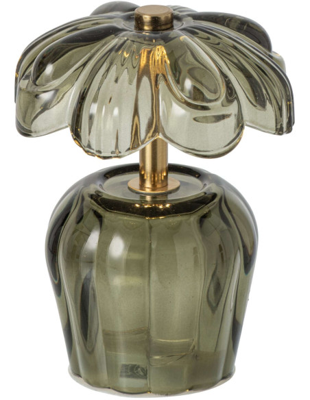 Lampe à poser LED fleur verre vert 14,7 cm Nulyvra J-Line - 2
