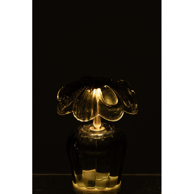 Lampe à poser LED fleur verre vert 14,7 cm Nulyvra J-Line - 4