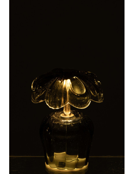 Lampe à poser LED fleur verre vert 14,7 cm Nulyvra J-Line - 4
