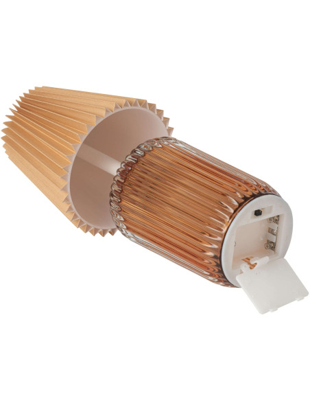 Lampe à poser LED sans fil verre moutarde Nuvoria J-Line - 3