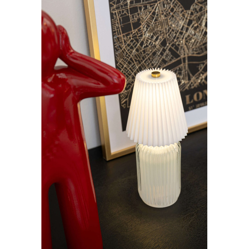 Lampe à poser LED blanche sans fil Nuvoria J-Line - 2