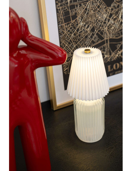 Lampe à poser LED blanche sans fil Nuvoria J-Line - 2