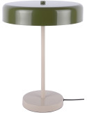 Lampe à poser champignon métal vert 40 cm Reina Palo