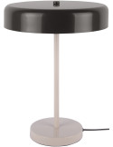 Lampe à poser champignon métal noir 40 cm Reina Palo