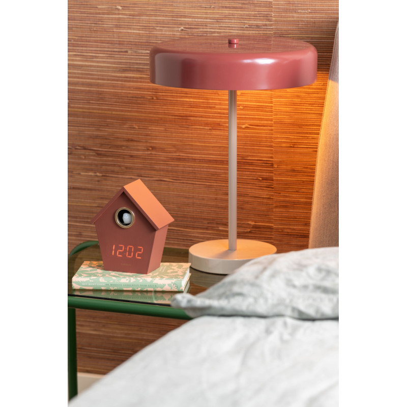 Lampe à poser champignon métal bordeaux 40 cm Reina Palo Leitmotiv - 2