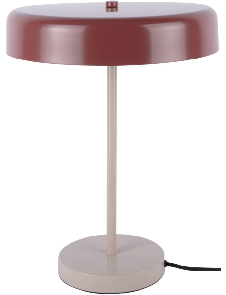 Lampe à poser champignon métal bordeaux 40 cm Reina Palo Leitmotiv - 1