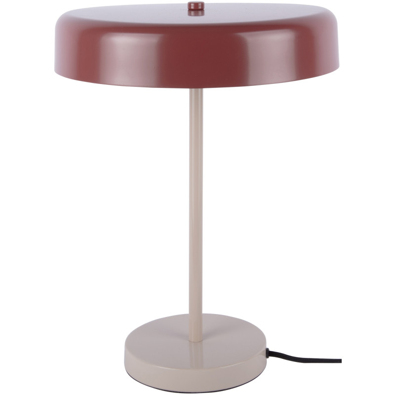 Lampe à poser champignon métal bordeaux 40 cm Reina Palo Leitmotiv - 1