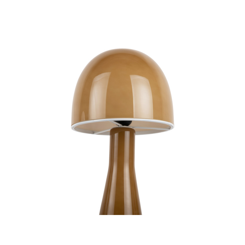 Lampe champignon verre jaune ocre 20x45 cm Bombin Leitmotiv - 3
