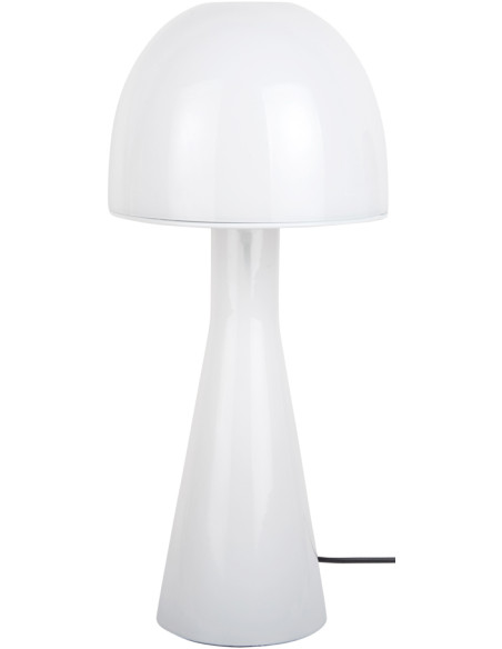 Lampe champignon verre blanc 20x45 cm Bombin Leitmotiv - 1