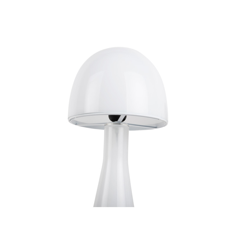 Lampe champignon verre blanc 20x45 cm Bombin Leitmotiv - 3