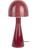 Lampe champignon verre rose 20x45 cm Bombin