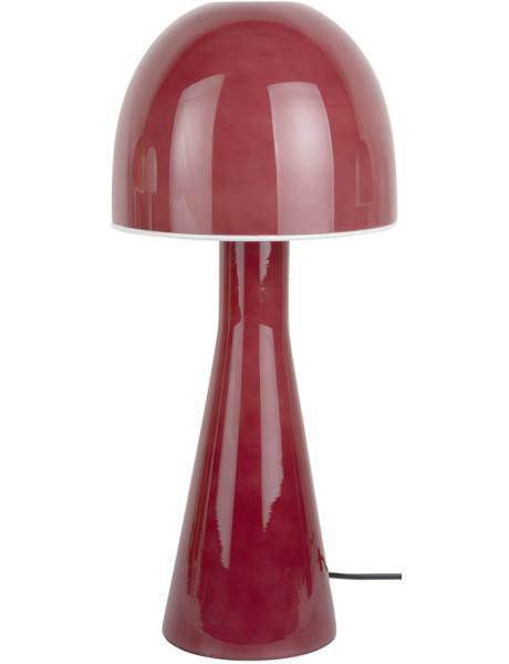 Lampe champignon verre rose 20x45 cm Bombin Leitmotiv - 1