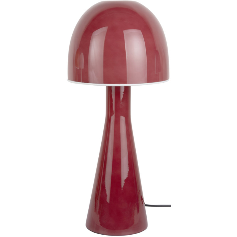 Lampe champignon verre rose 20x45 cm Bombin Leitmotiv - 1