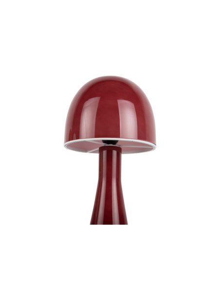 Lampe champignon verre rose 20x45 cm Bombin Leitmotiv - 3