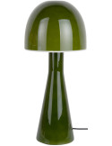 Lampe champignon verre vert 20x45 cm Bombin