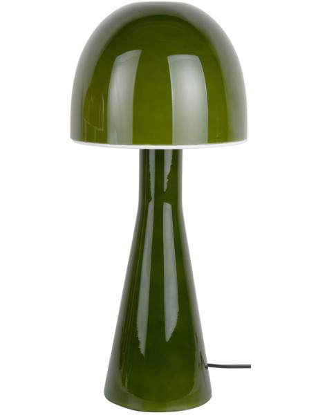 Lampe champignon verre vert 20x45 cm Bombin Leitmotiv - 1