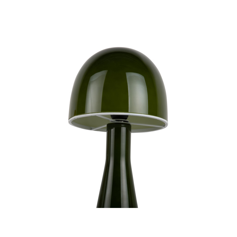 Lampe champignon verre vert 20x45 cm Bombin Leitmotiv - 3
