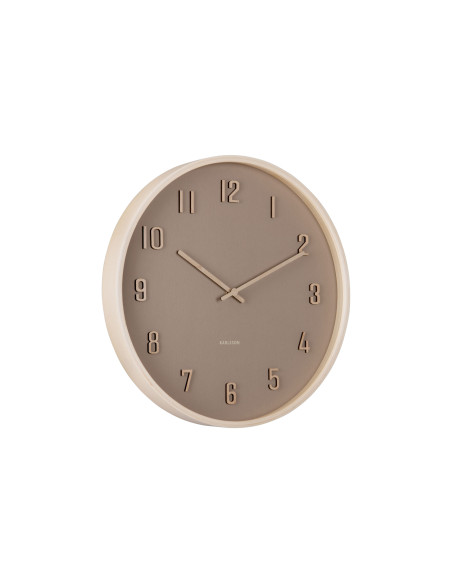 Horloge murale silencieuse bois taupe 40,8 cm Nervadura Karlsson - 3
