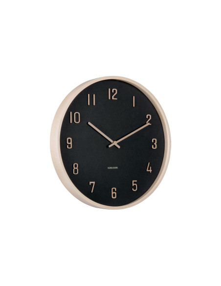 Horloge murale silencieuse bois noir 40,8 cm Nervadura Karlsson - 3
