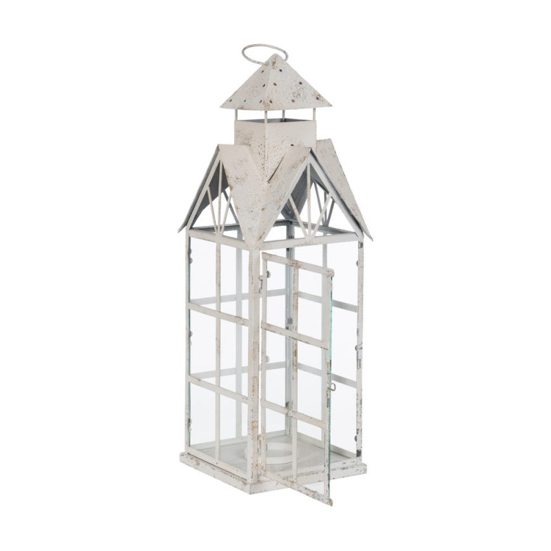 Grande lanterne photophore blanche 63 cm Tirvane Ixia - 2
