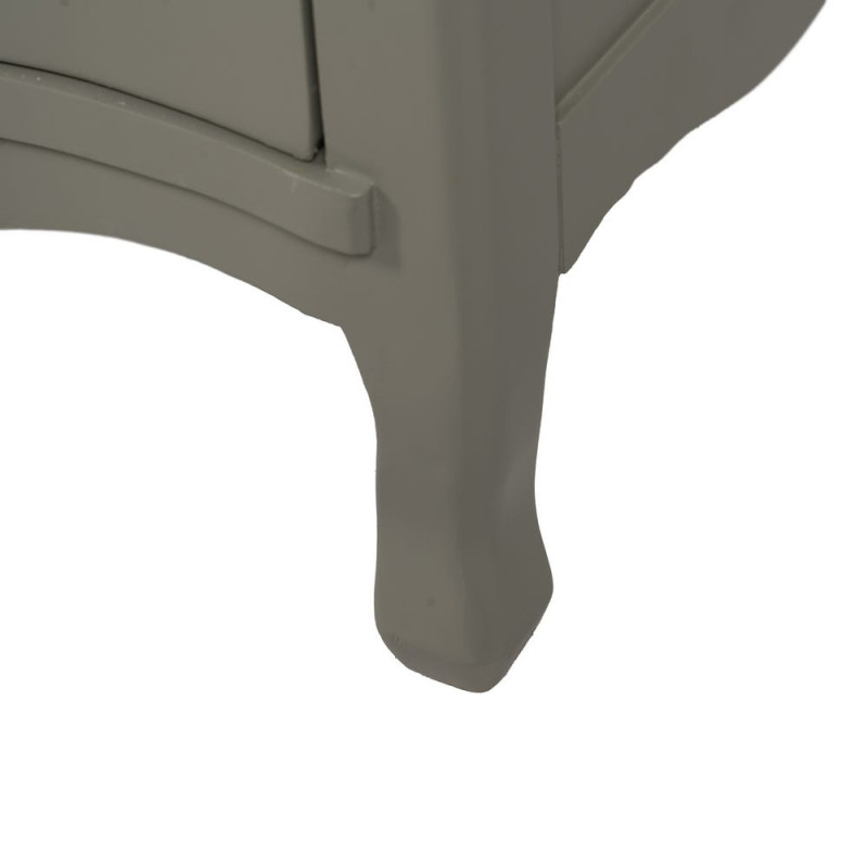 Table de chevet 3 tiroirs bois taupe 66x40x76 cm Roviane Ixia - 12
