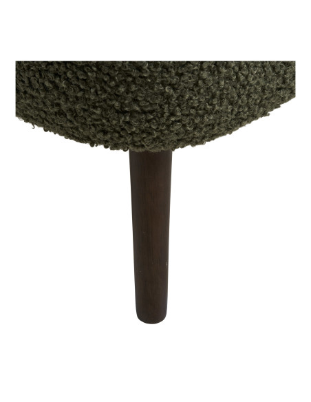 Banc coffre bouclette vert 95x37x45 cm Harlow House Nordic - 9