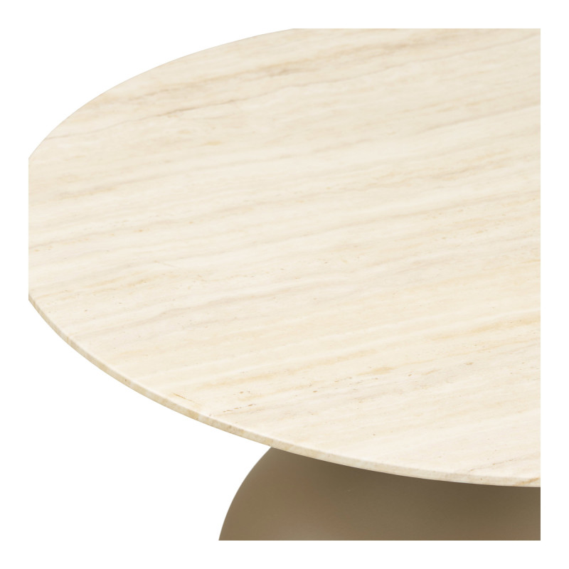Tables basses gigognes lot de 2 verre trempé kaki Ø70/Ø50 cm Pienza House Nordic - 7