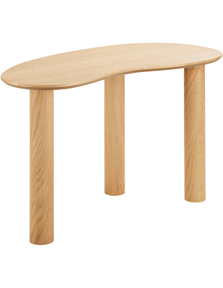 Bureau organique placage chêne naturel 120x60 cm Livigno House Nordic - 1
