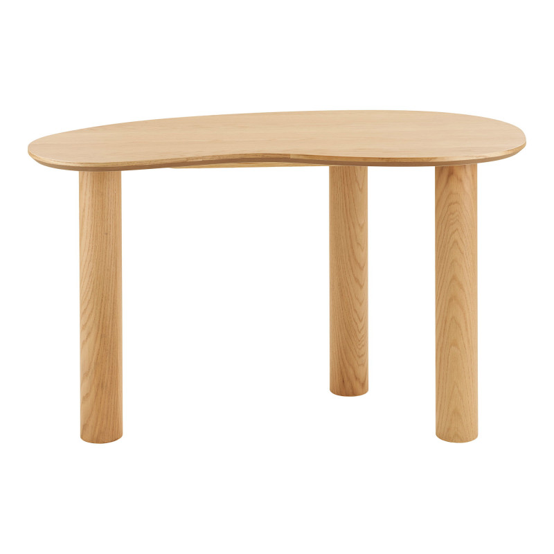 Bureau organique placage chêne naturel 120x60 cm Livigno House Nordic - 3