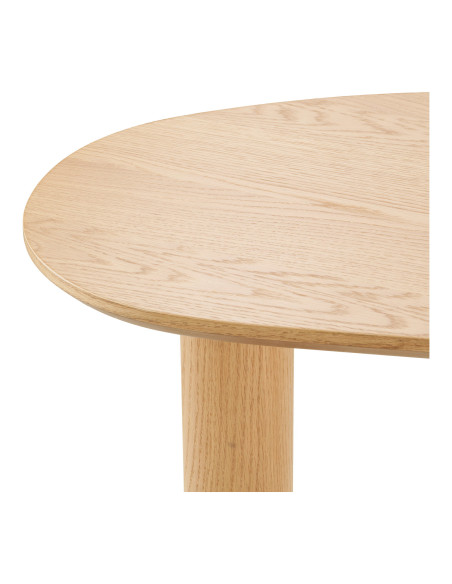 Bureau organique placage chêne naturel 120x60 cm Livigno House Nordic - 6