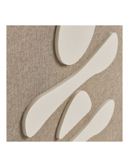 Décoration murale relief beige marron 50x70 cm Diva House Nordic - 4