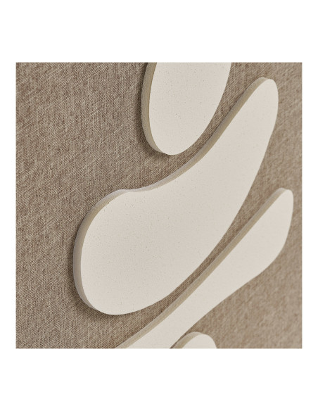 Décoration murale beige marron relief 50x70 cm Diva House Nordic - 4