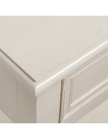 Console d’entrée bois beige 3 tiroirs 120 cm Bastide  - 6