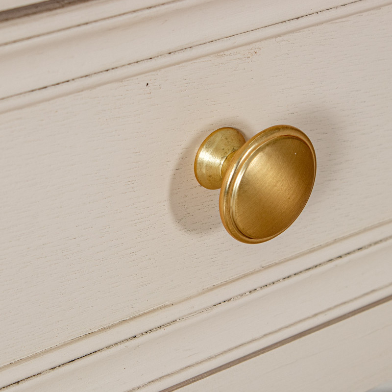 Console d’entrée bois beige 2 tiroirs 110 cm Bastide  - 6