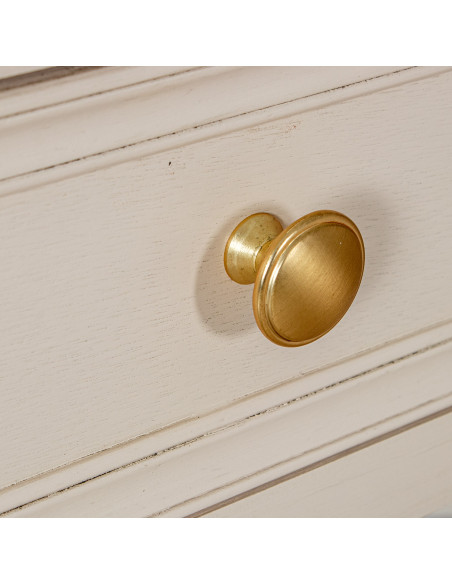Console d’entrée bois beige 2 tiroirs 110 cm Bastide  - 6