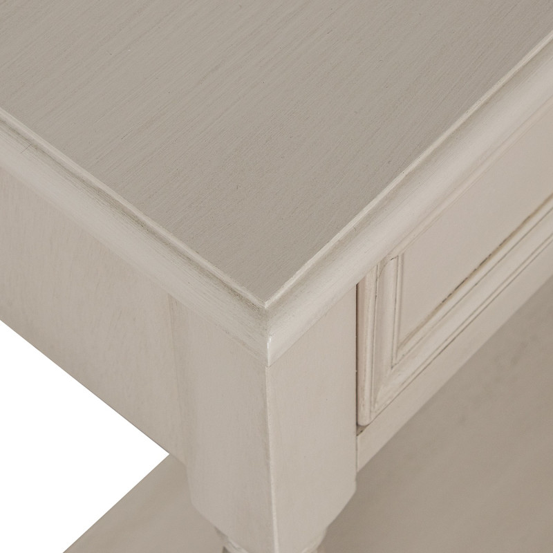 Console d’entrée bois beige 2 tiroirs 110 cm Bastide  - 7