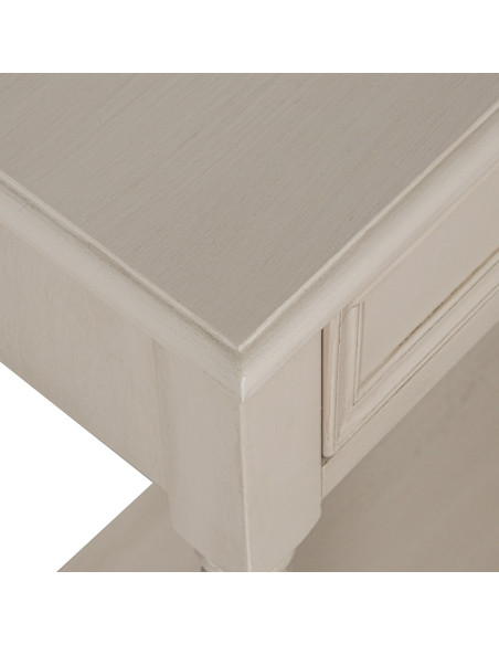 Console d’entrée bois beige 2 tiroirs 110 cm Bastide  - 7