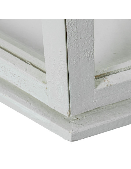 Lot de 3 lanternes décoratives bois blanc 72 cm Piriac  - 5