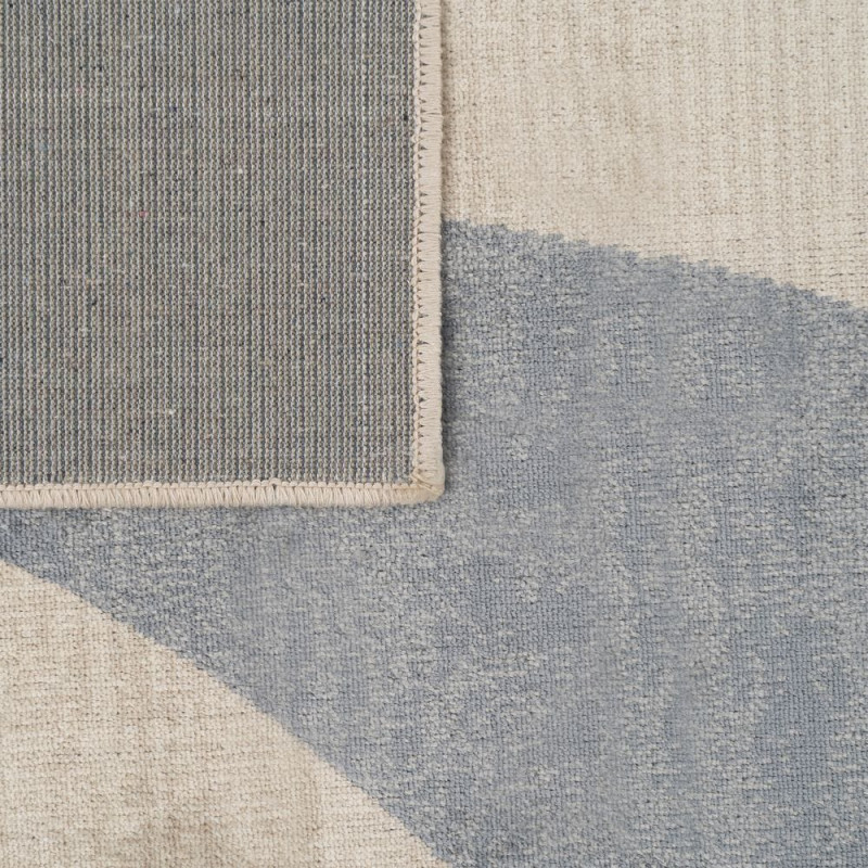 Tapis salon abstrait bleu beige 200x300 cm Tazones Ixia - 5
