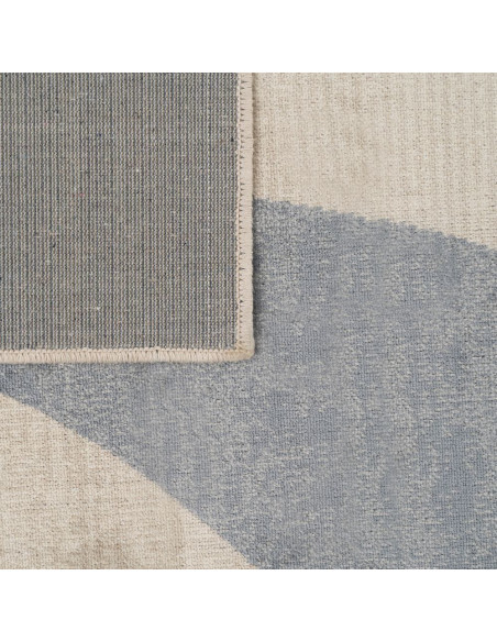 Tapis salon abstrait bleu beige 200x300 cm Tazones Ixia - 5