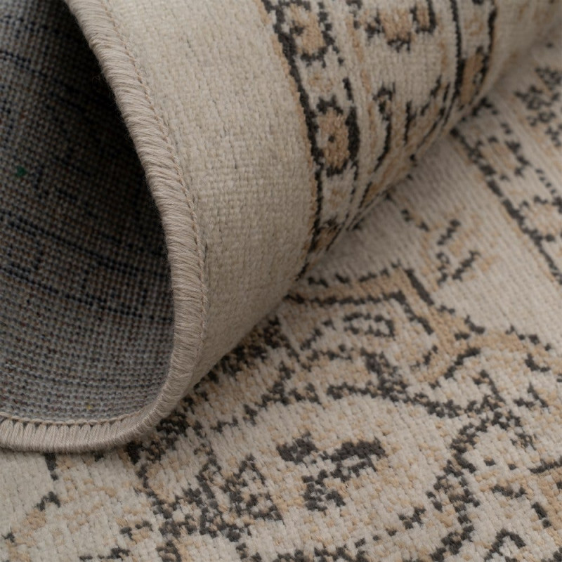 Tapis vintage beige 160x230 cm Mogarraz Ixia - 3