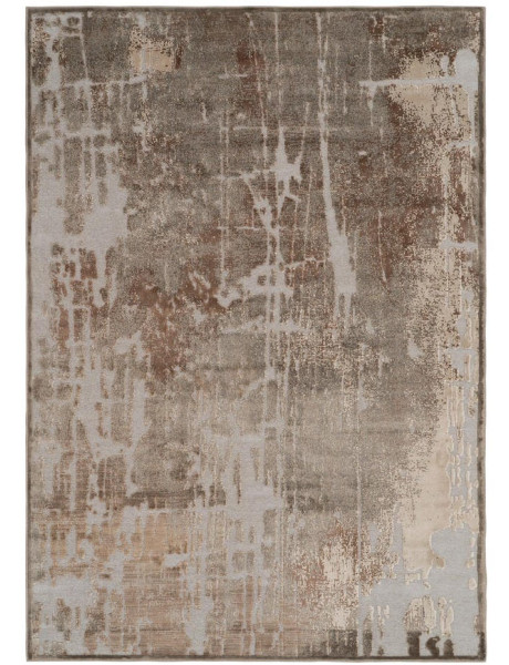 Grand tapis de salon abstrait beige 200x300 cm Ucles Ixia - 1
