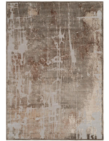 Grand tapis de salon abstrait beige 200x300 cm Ucles Ixia - 1