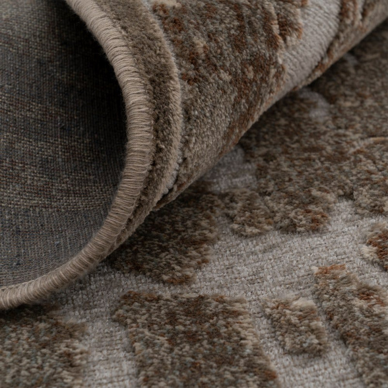 Grand tapis de salon abstrait beige 200x300 cm Ucles Ixia - 3