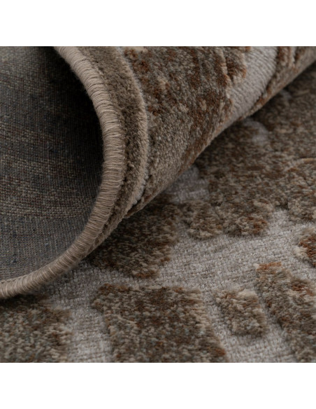 Grand tapis de salon abstrait beige 200x300 cm Ucles Ixia - 3