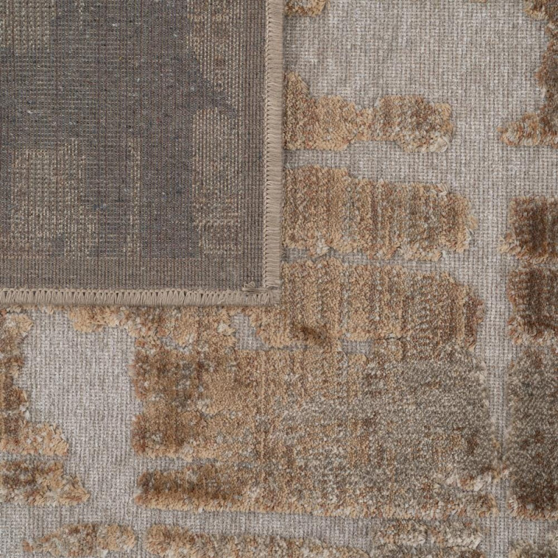 Grand tapis de salon abstrait beige 200x300 cm Ucles Ixia - 5